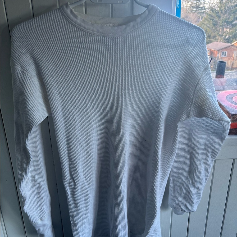 Logistik Unicorp White Waffle Knit Top